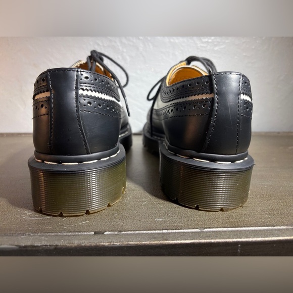 MENS DR MARTINS BEX SMOOTH LEATHER BROGUE SHOES - Picture 5 of 15